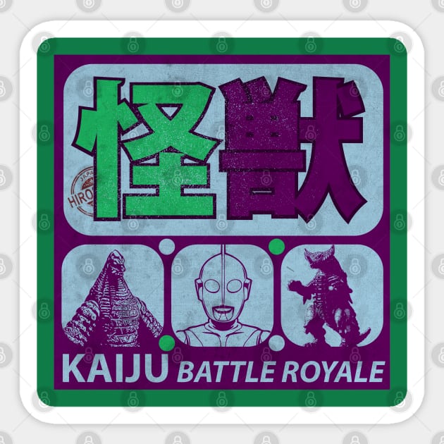 Kaiju Battle Codeine Sticker by CTShirts